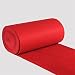 Produktbild Jeteven 1x5m/10m/12m Roter Teppich Eventteppich VIP Carpet Läufer hochzeitsteppich Polyester Red Carpet Hochzeit Deko Einweg 5m x 1m
