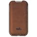 Produktbild Pack & Smooch iPhone XS MAX / 8 PLUS Hülle, Tasche -KINGSTON- Hellbraun aus 100% Merino Wollfilz, Pflanzlich gegerbtes Leder, Made in Germany