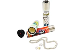 WEED PACK Mechero de ocultación Clipper Original con escondite secreto - Diseño original para ocultar y camuflar objetos pequeños - Compartimento discreto, ideal para almacenamiento - Caja Fuerte Camuflada