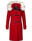 gil bret dufflecoat damen rot PASSFORM: Leicht tailliert geschnittener Winterparka, perfekte Länge bis ca. oberhalb des Knies, ein echter Figurschmeichler