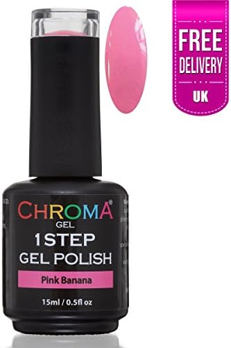 Chroma Gel Pink Banana 1 Step UV and LED Gel Polish 15ml