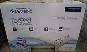 Therapedic trucool diamond luxury contour bed pillow Clearance