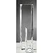 Produktbild Sandra Rich Glasvase, Blumenvase, Dekoglas Cube H. 55cm 14x14cm transparent
