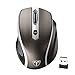 Produktbild VicTsing Mini Schnurlos Maus Wireless Mouse 2.4G 2400 DPI 6 Tasten Optische Mäuse mit USB Nano Empfänger Für PC Laptop iMac Macbook Microsoft Pro, Office Home- Grau