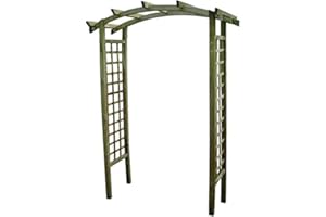 BLINKY PERGOLA ad ARCO IN LEGNO DI PINO AUTOCLAVATO MT. 2,1X0,7 altezza 2,3 MT.