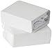 Baby Elegance Crib/ Cradle Fitted Sheet (Pack of 2, White)