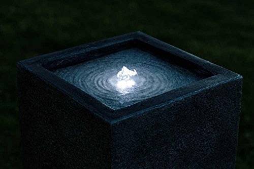 Brunnen Springbrunnen Gartenbrunnen FoColumn Square 75x31cm 10749 - 5