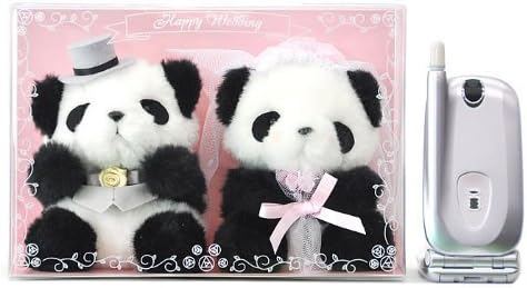 Hany [Panda] so cute!, Panda bridal gotta celebrate, as well as two stuffed animals!