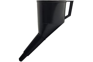 ARBEITSBEDARF24 Kunststoff Trichter Einfülltrichter mit Sieb Fülltrichter Benzin Öl Farbe Diesel schwarz rot blau schwarz