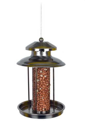 Vogelfutterspender Vogelfutterhaus aus Metall Bird´s Heaven Vogelhaus für Nüsse Vogelfutter - 2