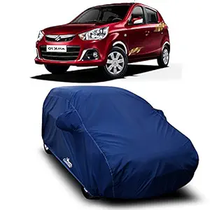 ROYALS CHOICE Maruti Suzuki Alto K10 Car Cover Water Resistant Dust Proof with Mirror Pocket (Navy Blue)