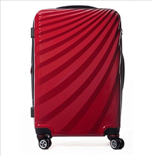 Xiuxiandianju Travelers Choice Freedom Lightweight Hard-Shell Spinning Rolling Luggage Set ABS 20 inch 24 inch 28 inch, red, 20 inch
