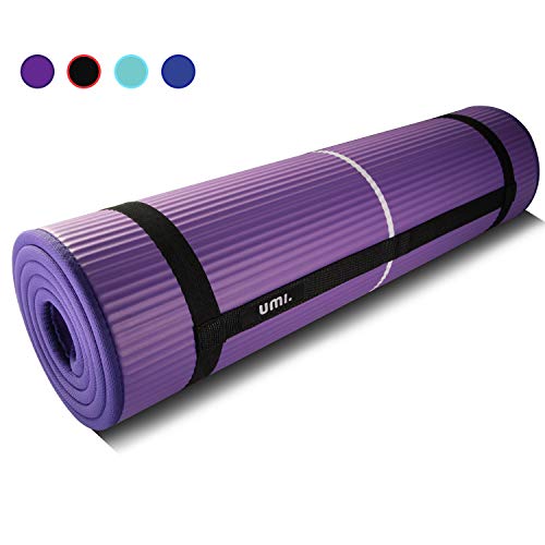 UMI. Essentials Tapis de Yoga antidérapant, Yoga Mat,NBR Matériel, Tapis de Fitness, Tapis de Sport, Tapis de Gym
