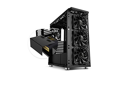NOX Hummer TGX Torre Negro Carcasa de Ordenador - Caja de Ordenador  Torre  PC  SPCC  Vidrio Templado  ATX EATX ITX Mini-ATX  Negro  Juego 