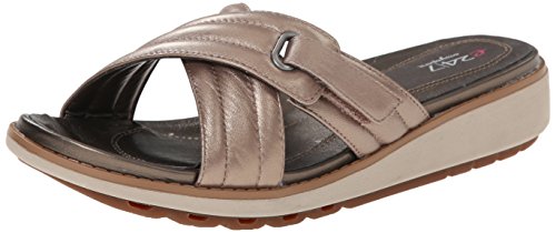 Preisvergleich Produktbild Easy Spirit Catrona Damen US 9.5 Metallische Sandale