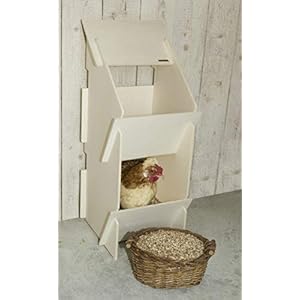 Kerbl 73005 - Nido per Gallina, in Legno, Non Montato, 30 x 35 x 83 cm