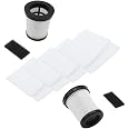 Vhbw Set 4 Filtri Protettivi Compatibili Con Dirt Devil Centrino Cleancontrol M2881 - Microfibra, Bianco, Sostituisce 2881077