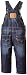 Levi's Kids Baby Boys BRODY Full Dungarees, Blue (indigo 46), 9-12 Months