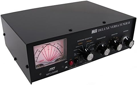 MFJ 949E Antenna Tuner 300W 1.8-30 MHz With Peak Reading Cross Meter Display