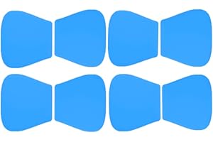 ERYSIN Elektroden-Pads, Elektroden-Nachkaufset Wiederverwendbare Klebe-Elektroden für Nackenmassagegerät EMS Trainingsgerät Schulter Bauchtrainer Elektrisch Massage 8 Stücke