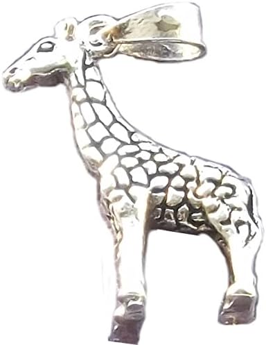 Animal Aspirations Sterling Silver Giraffe Pendant