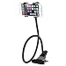 Produktbild iPhone 7 / 7 Plus Halter, Danibos Universal Handy Halterung Ständer Schwanenhals Smartphone Clip Halter Faul Klammer Flexiabler Langwaffen Unterstützung Für iPhone 7 / 7 Plus / 6 plus / 6 s plus / 6 s / 6 / 5 s / 5 / 4 s / 4, Samsung Galaxy, HTC, Nokia, LG-GPS-Geräte, ideal für Schlafzimmer, Büro, Bad, Küche, Auto (schwarz)