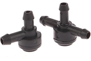 PA PRODUCTS Pair of 2 Way (L) & 3 Way (T) Car Windshield Washer Check Valve Connectors - for Volvo C30, C70, S40, S60, S70, S80, V50, V70, XC60, XC70, and XC90-9178897 31391513