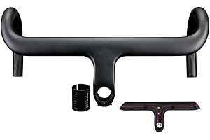 Percha de carbono para bicicleta de carretera de 28,6 mm, RXL SL integrado de carbono UD mate, enrutamiento interno 400 x 90 mm
