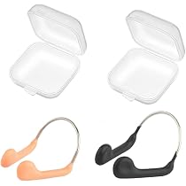 Clip Per Naso Da Nuoto 2 Pezzi | Silicone Morbido | Impermeabile | Per Principianti E Nuotatori - Foto 4