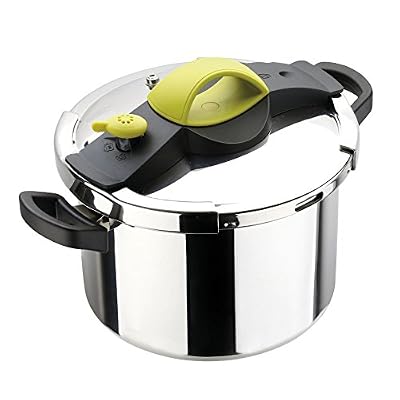 Sitram 711160 Sitrapro Autocuiseur avec Panier Vapeur Inox Vert 8 L