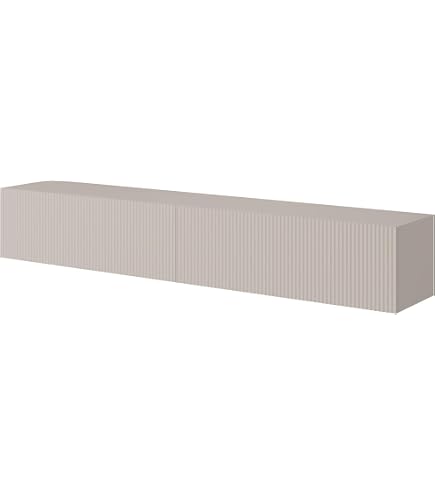 Selsey - REDNAW - Mobile TV - 140 cm - cemento - scandinavo - moderno