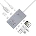 Produktbild umcorp USB C Hub Adapter 6-port USB 3.1 3.0 Typ C Hub usb-c Power Lieferung für Ladekabel Gigabit HDMI Ultra 4 K HDTV SD Kartenleser 0,5 FT Daten Kabel für neue Apple MacBook 2016 PRO Mac PC Laptop, Microsoft Mobile, Chromebook Pixel, silber