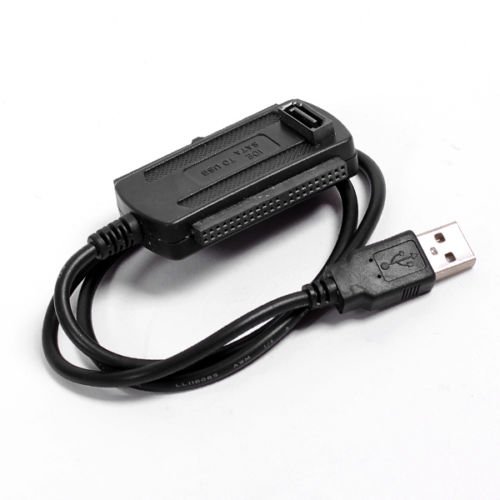 Neu 2,5" - 3,5" zu IDE SATA S-ATA Festplatten USB 2.0 Konverter Adapter Kabel Externes