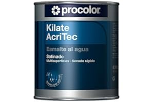 PROCOLOR ESMALTE AL AGUA KILATE ACRITEC SATINADO GRIS 0,75L