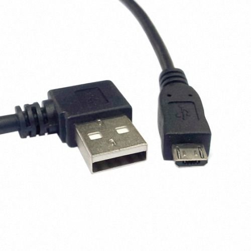 Chenyang USB 2.0 männlichen links gewinkelt 90 Grad zu USB-Micro Kabel 0,5 m für i9500 N7100 i9100