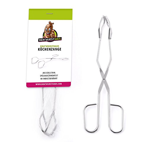Bratwursthaus Edelstahl Küchenzange - 2