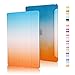 Produktbild hibote Ipad Air 2 Case(ipad 6) - Ultra magro Smart Cover stare in piedi Colorato Arcobaleno Serie Caso Anteriore con sonno sveglia la funzione e Hard Back Protezione trasparente Cover Custodia per ipad air 2