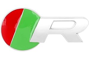 WANDEFA Car Badge Emblem for Jaguar R S XF XE XJL XJR F-PACE, Car Body Self Adhesive Sticker Decals Decorations Exterior Styling Accessories,D
