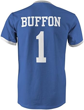 Gianluigi Buffon 1 Italy Country Ringer T-Shirt Royal/White - Large