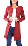 Eleganter Velours Kurzmantel kragenlos