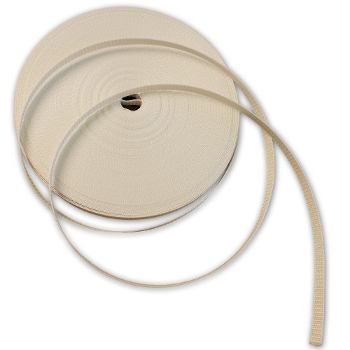 Gurtband 14mm Breite Farbe beige 50m-Rolle Rolladengurt für Rolladen