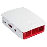 Frambuesa Caja Oficial para el Raspberry Pi 2 Modelo B + (blanco y frambuesa)