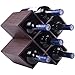 Produktbild Kaydian Koncepts Weinregal, dekorativer Tisch-Weinflaschenhalter 6 Bottle Bamboo Brown