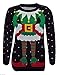 Produktbild Fast Fashion Frauen Weihnachtspullover Lange Ärmel Star Rudolph Drucken Neuheit (Joker Red.S-M)