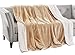 Produktbild Kuscheldecke XXL Khaki 220x200cm Lammfelloptik Wohndecke Tagesdecke Decke Sherpa Ornament Flauschig Weich und Angenehm Warm Perfekt für Winter Microlight to Berber