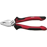 Wiha Industrial Universal Pliers with DynamicJoint&reg; and OptiGrip with Extra Long Cutting Edge 180mm, 7" (30826)