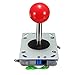 Produktbild GOZAR Classic 4/8 Wege Arcade Spiel Joystick Ball Zippy Joy Stick Langer Griff - Rot