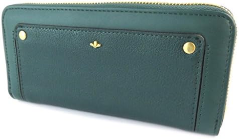 Zippered wallet + checkbook holder 'Nica'green bottle - 19.5x10x2 cm (7.68''x3.94''x0.79'').