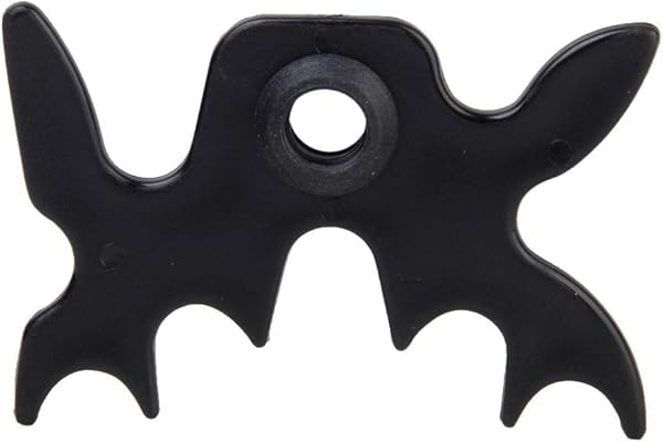 Imperial Accessoire pour Queue de Billard/Billard : tête de Pont en Forme de tête d'élan à Enfiler, en Plastique, Noir