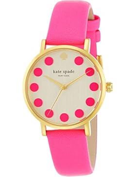 KATE SPADE DAMEN-ARMBANDUHR ARMBAND LEDER GEHÄUSE EDELSTAHL QUARZ 1YRU0770